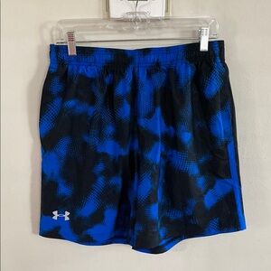 Under Armour Blue and Black Athletic Shorts